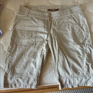 Prana Women's Light Tan Bermuda Shorts